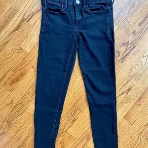 American Eagle Black Ankle Cropped Jeans